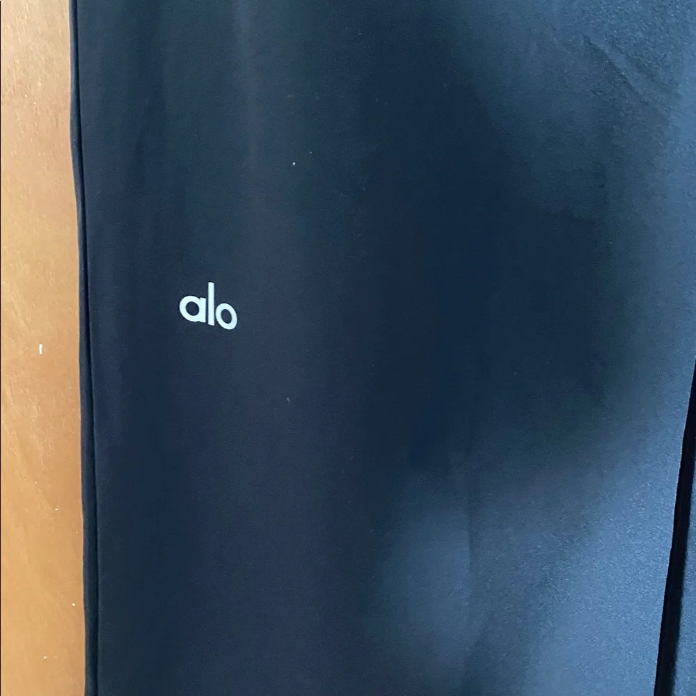 ALO Yoga Black High-Waist Trousers